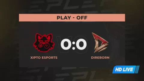 Poster siaran Xipto Esports VS Direborn