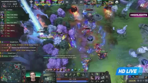 Poster siaran Team Spirit VS Team Legion