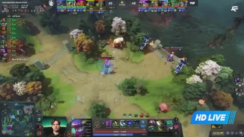Poster siaran Team Liquid VS 1w Team