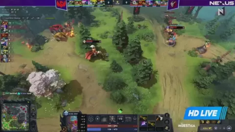 Poster siaran Teamdk VS Amaru Gaming