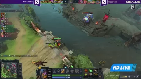 Poster siaran New Growth VS Pizza Hook