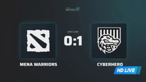 Poster siaran Mena Warriors VS CyberHero