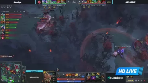 Poster siaran L1GA TEAM VS Nemiga Gaming