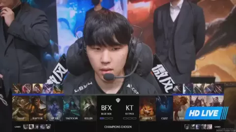 Poster siaran BNK FearX VS KT Rolster