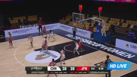 Poster siaran China U18 Women VS Japan U18 Women