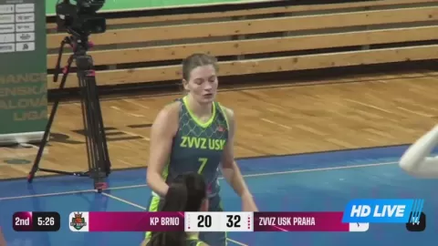 Poster siaran KP Brno Women VS ZVVZ USK Prague Women