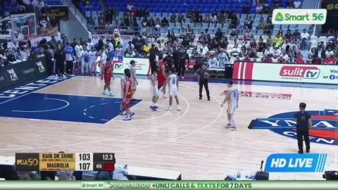 Poster siaran Rain or Shine Elastopainters VS Magnolia Hotshots