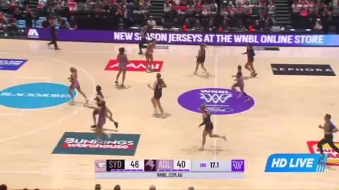 Poster siaran Sydney Flames Women VS Adelaide Link Lightning Women
