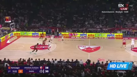 Poster siaran Crvena Zvezda Belgrade VS Paris