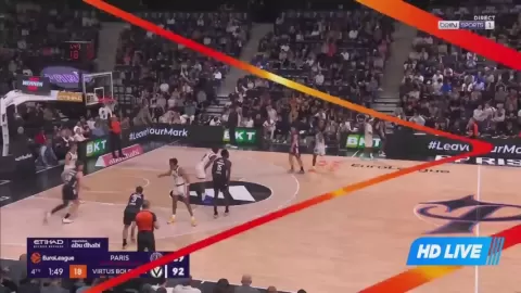 Poster siaran Paris VS Virtus Bologna