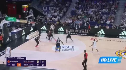 Poster siaran Real Madrid VS Lyon-Villeurbanne