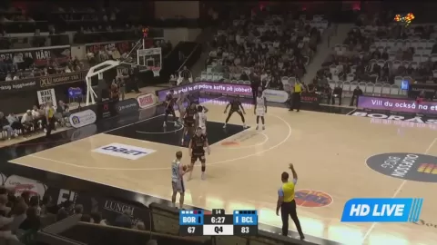 Poster siaran Boras Basket VS BC Lulea