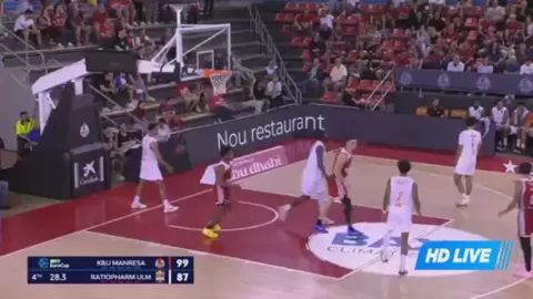 Poster siaran La Bruixa d'Or Manresa VS Ratiopharm Ulm