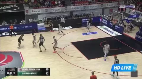 Poster siaran Petkim Spor VS Glint Korfez Basket