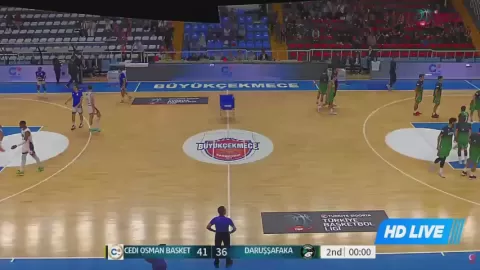 Poster siaran Cedi Osman Basketbol VS Darussafaka Basketball