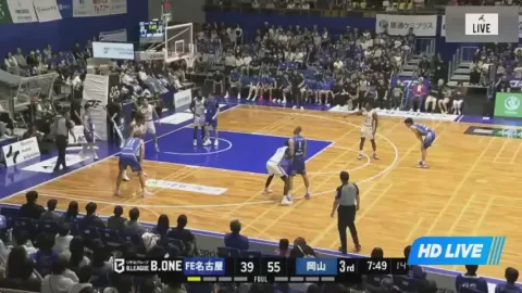 Poster siaran Fighting Eagles Nagoya VS TryHoop Okayama