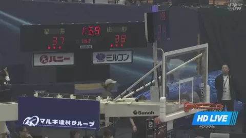 Poster siaran Fukui Blowinds VS Yamagata Wyverns