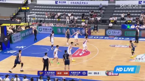 Poster siaran Guangdong Southern Tigers VS Tianjin Pioneers