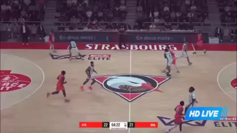 Poster siaran Strasbourg VS Chorale Roanne