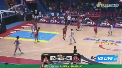 Poster siaran UPHSD Altas VS San Beda Red Lions