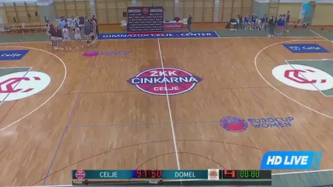 Poster siaran Athlete Celje Women's VS Domel Skofja Loka Women