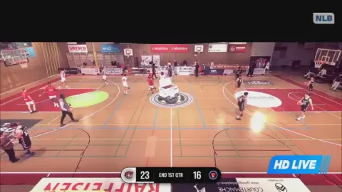 Poster siaran BC Boncourt Red Team VS Union Lavaux Riviera Basket
