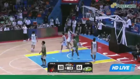 Poster siaran CSJL Knight VS CSB Benilde Blazers