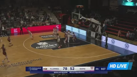 Poster siaran Flammes Carolo Basket Women VS Rapid Bucuresti Women