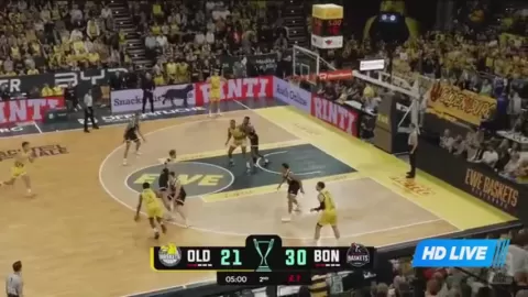 Poster siaran EWE Baskets Oldenburg VS Telekom Baskets Bonn