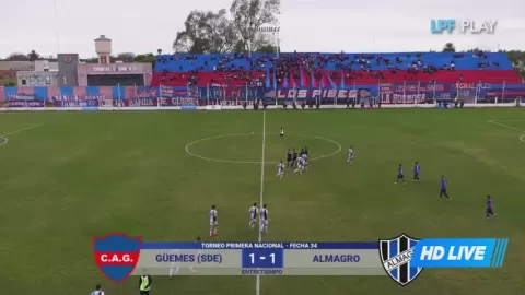 Poster siaran Club Atletico Guemes VS Almagro