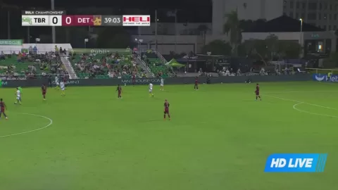Poster siaran Tampa Bay Rowdies VS Detroit City