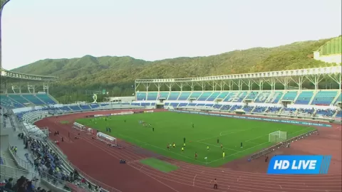 Poster siaran Gimhae City VS Chungnam Asan