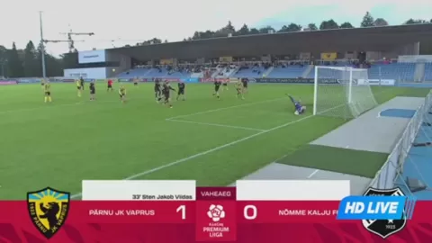 Poster siaran Parnu JK Vaprus VS Nomme JK Kalju