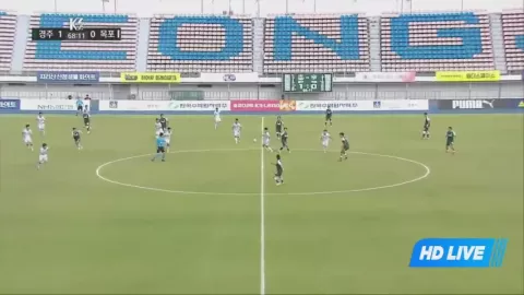 Poster siaran Gyeongju KHNP VS Mokpo City