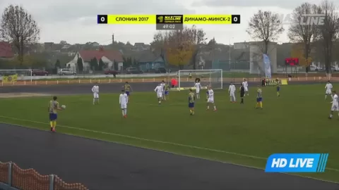 Poster siaran Kommunalnik Slonim VS Dinamo-2 Minsk