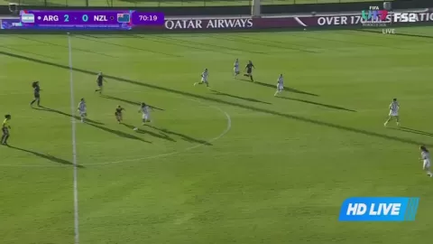 Poster siaran Argentina U17 Women VS New Zealand U17 Women