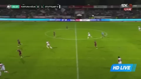 Poster siaran Fortuna Köln VS VfB Stuttgart II