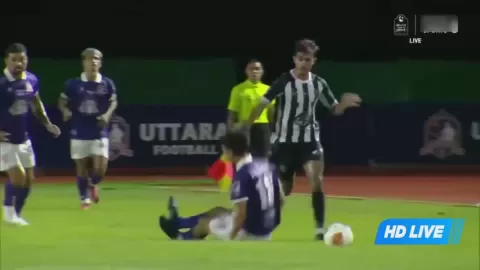 Poster siaran TPF Uttaradit VS PT Satun FC