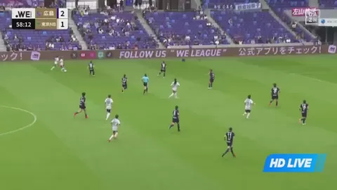 Poster siaran Sanfrecce Hiroshima Regina VS NTV Tokyo Verdy Beleza