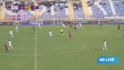 Poster siaran Sassari Torres VS Atalanta U23