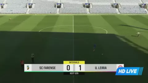 Poster siaran Farense U23 VS Uniao Leiria U23