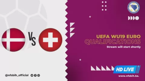 Poster siaran Denmark Women U19 VS Switzerland Women U19