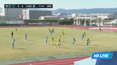 Poster siaran FC Tiamo Hirakata VS Yokogawa Musashino FC