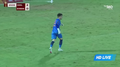 Poster siaran CLB Thanh Hoa VS Thep Xanh Nam Dinh FC