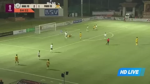 Poster siaran Ahal FK VS Paro FC