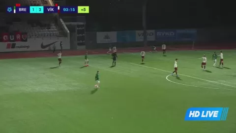 Poster siaran Breidablik VS Vikingur Reykjavik