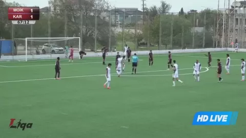 Poster siaran FK MOIK Baku VS Karvan Evlakh