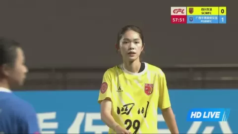 Poster siaran Sichuan Women VS Guangxi Pingguo Beinong Women