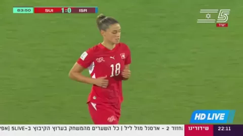 Poster siaran Switzerland Women VS Israel Women
