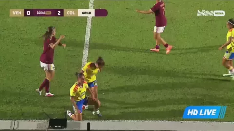 Poster siaran Venezuela Women VS Colombia Women